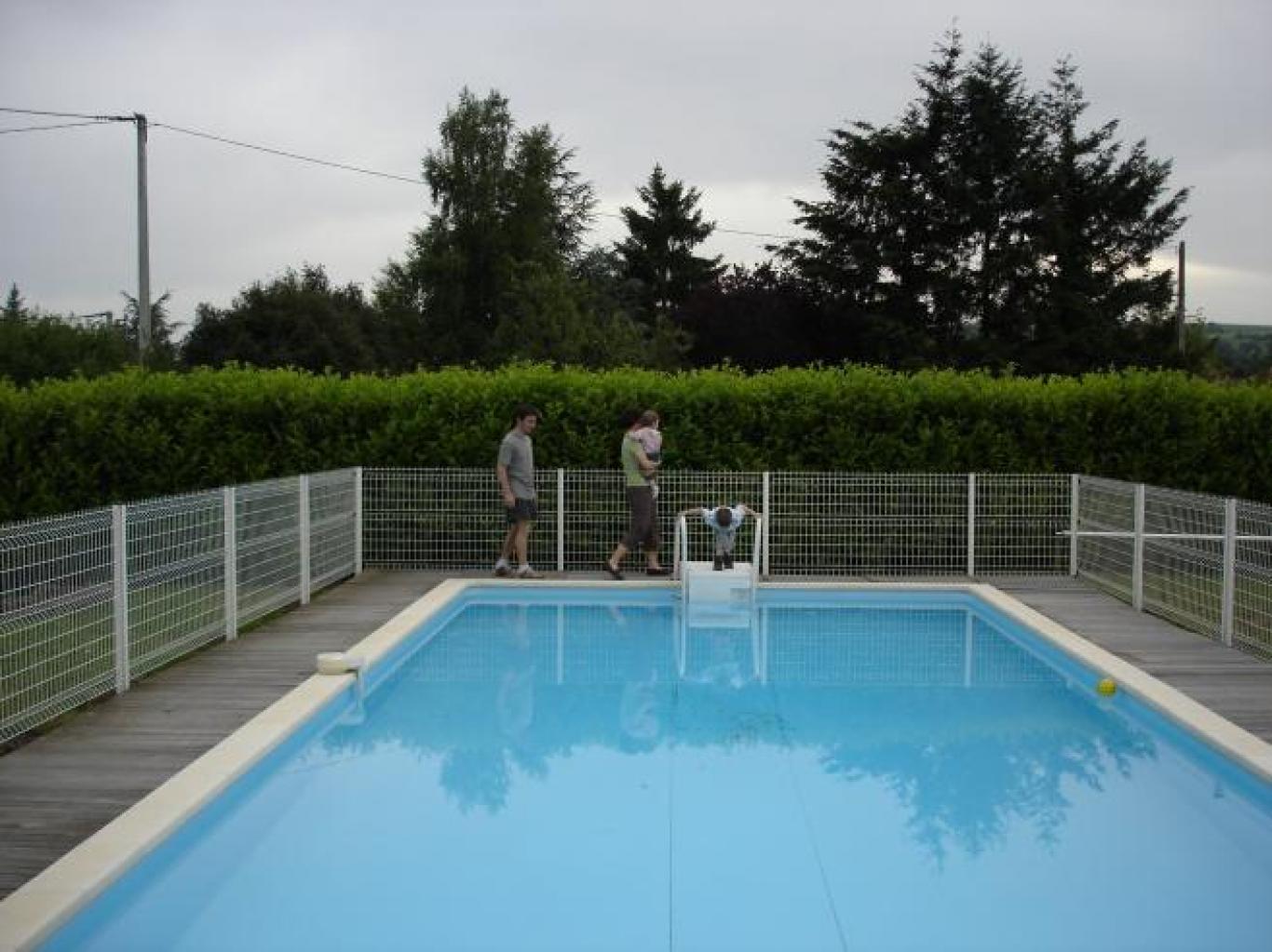 Clôture de protection d'une piscine